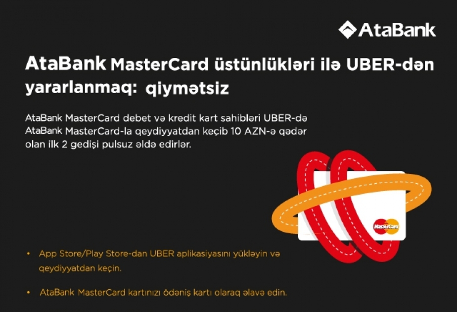 “AtaBank” və “MasterCard”dan yeni reklam aksiyası