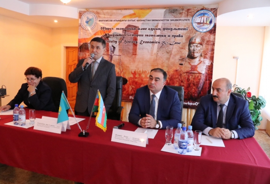 Qazaxıstan ictimaiyyətinə Azərbaycanın keçdiyi müstəqillik yolundan bəhs edilib