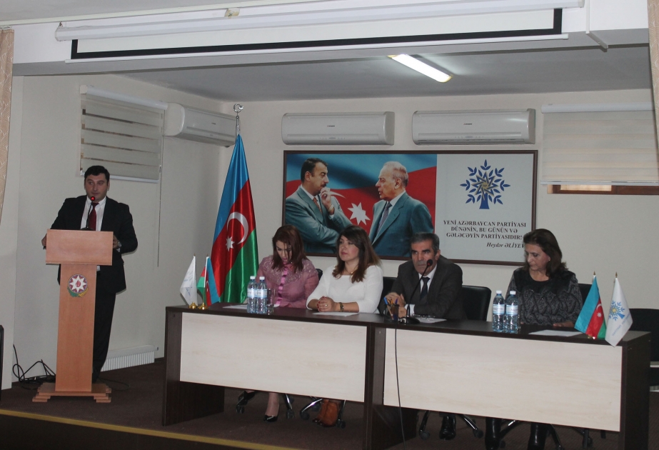 YAP Səbail rayon təşkilatında “Gəlin birgə yaşadaq” mövzusunda konfrans keçirilib