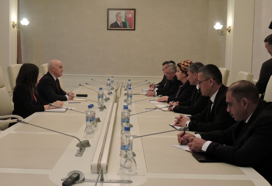 Turkmen parliamentary delegation visits Azerbaijan Parliament