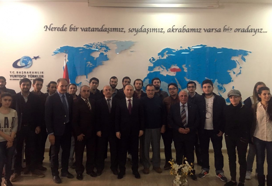 İzmirdə təhsil alan azərbaycanlı tələbələrlə görüş keçirilib