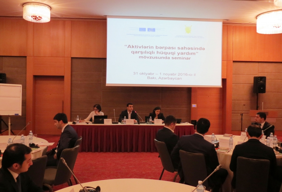 "Mutual legal assistance in the sphere of assets recovery" training held in Baku