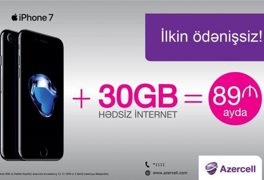 "Azercel" "iPhone 7"ni təqdim edib