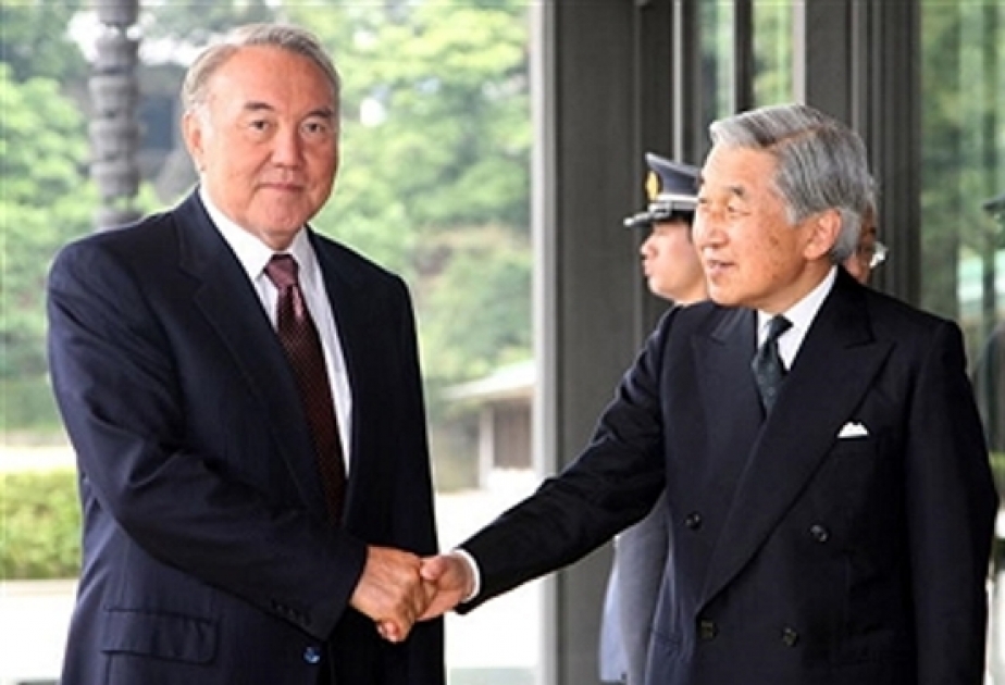 Kazakhstan's President discusses bilateral relations with Japanese Emperor