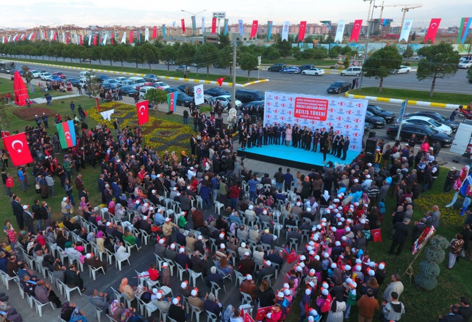 Karabakh Park and monument to Khojaly genocide open in Denizli, Turkey