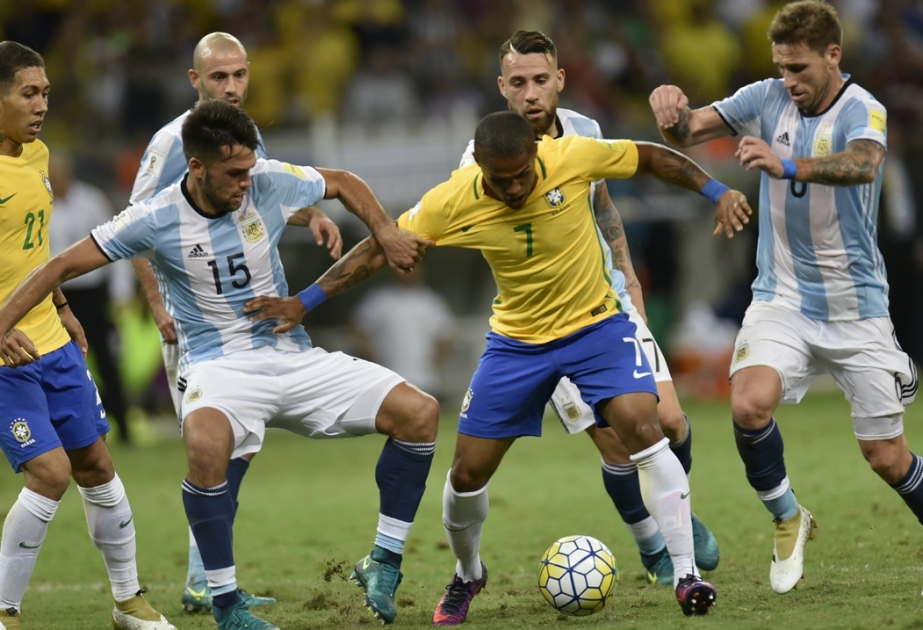 Braziliya yığması dünya çempionatının seçmə mərhələsində Argentina millisini məğlub edib