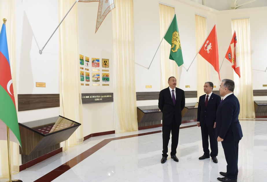 President Ilham Aliyev inaugurated Flag Museum in Beylagan VIDEO