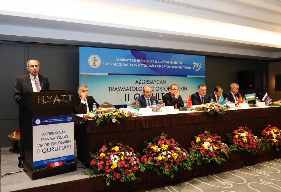 2nd Congress of Azerbaijani Traumatologists and Orthopedics kicks off in Baku