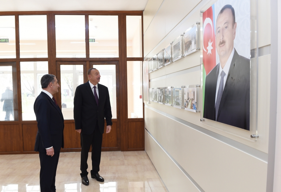 President Ilham Aliyev inaugurated 240-seat school in Beylagan VIDEO