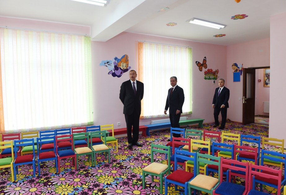 第8幼儿园是盖达尔·阿利耶夫基金会献给贝拉甘区的礼物
