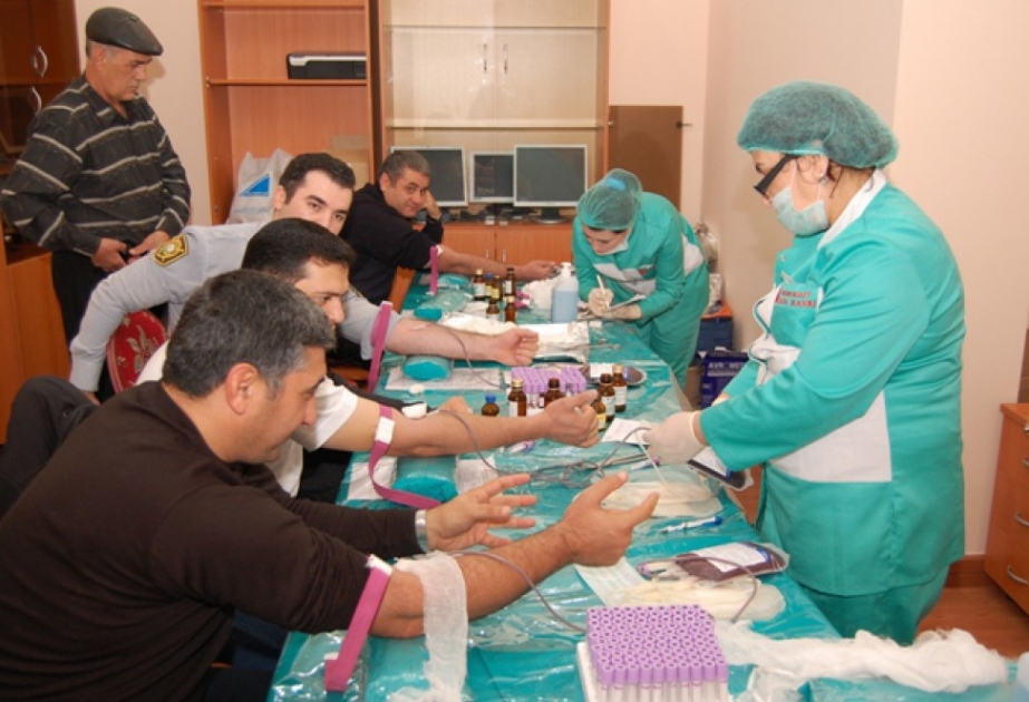 Qəbələdə qanvermə aksiyası keçirilib