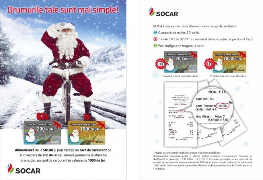 “SOCAR Petroleum SA” şirkəti Rumıniyada yeni kampaniyaya başlayıb