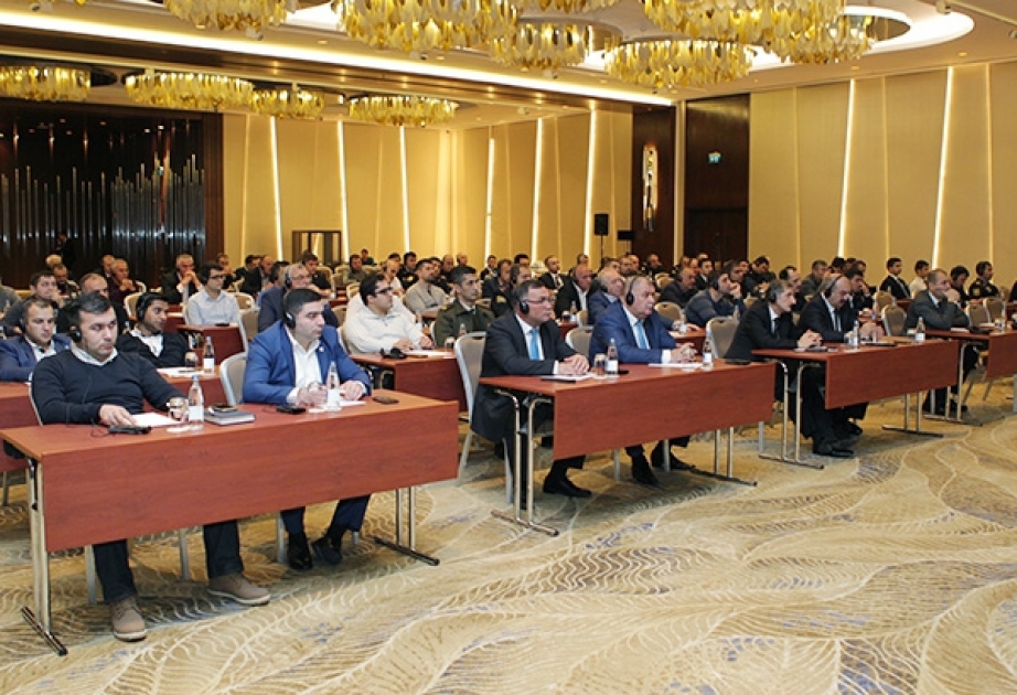 Bakıda “Futbol matçları zamanı təhlükəsizlik və mühafizə məsələləri” mövzusunda seminar keçirilib