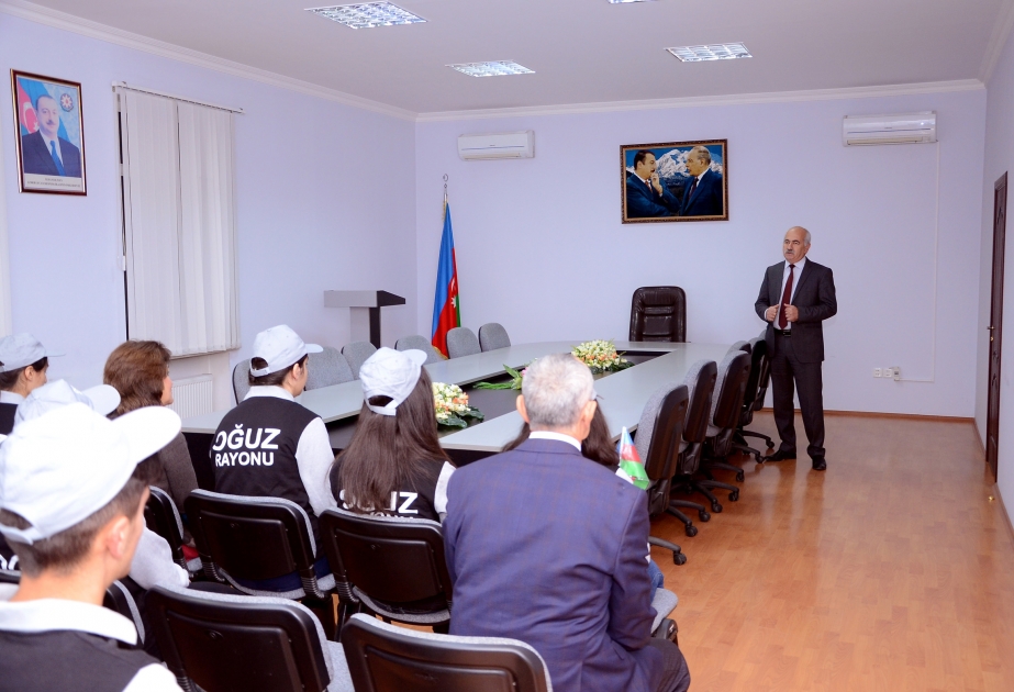 К тур-акции «Узнаем нашу страну» с большой охотой присоединились школьники Огуза