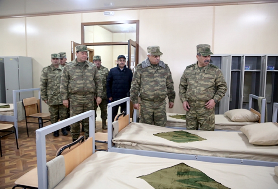 Hərbi Hava Qüvvələrinin cəbhəboyu zonadakı üç hərbi hissəsində yeni yaşayış kompleksləri istifadəyə verilib