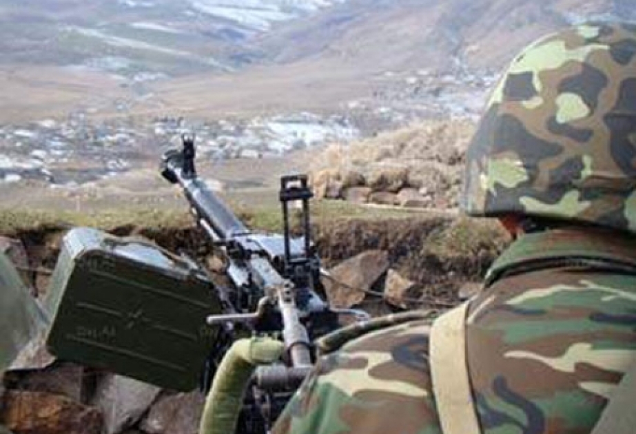 Armenian armed units violated ceasefire with Azerbaijan 25 times throughout the day