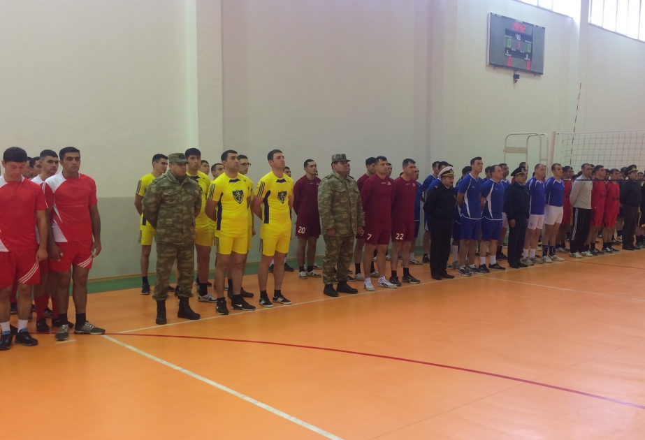 Silahlı Qüvvələrdə voleybol birinciliyi başlayıb