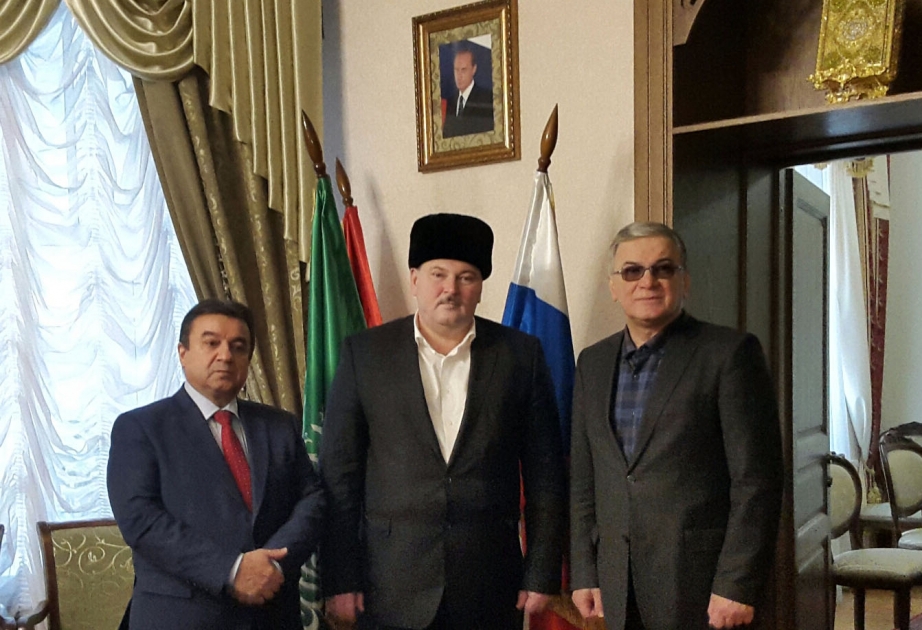 阿塞拜疆驻圣彼得堡总领事会见圣彼得堡和俄罗斯西北地区穆夫提