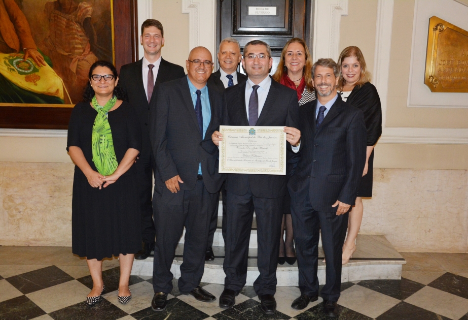 Azerbaijani ambassador receives diploma of Honorary Citizen of Rio de Janeiro