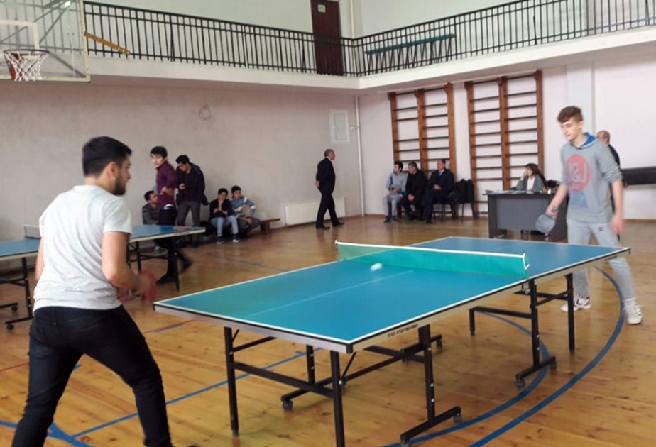 Tələbələr arasında stolüstü tennis üzrə respublika birinciliyinin qalibləri müəyyənləşib