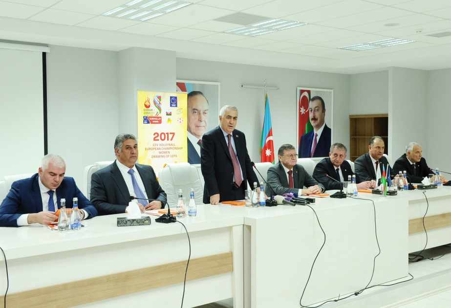 Un contrat officiel signé en matière d’organisation de la finale de l’Euro-2017 de volley-ball en Azerbaïdjan