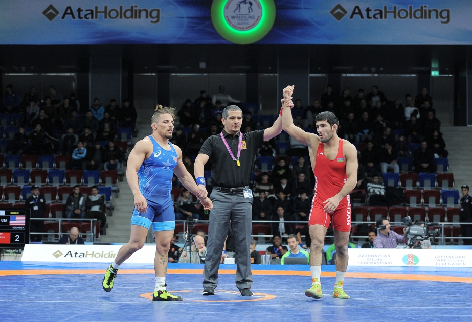 Baku hosts final stage of Golden Grand Prix wrestling tournament