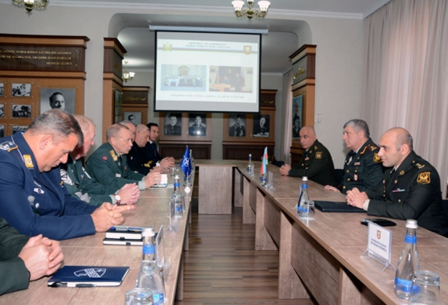 NATO-nun ekspert qrupu Silahlı Qüvvələrin Hərbi Akademiyasında olub