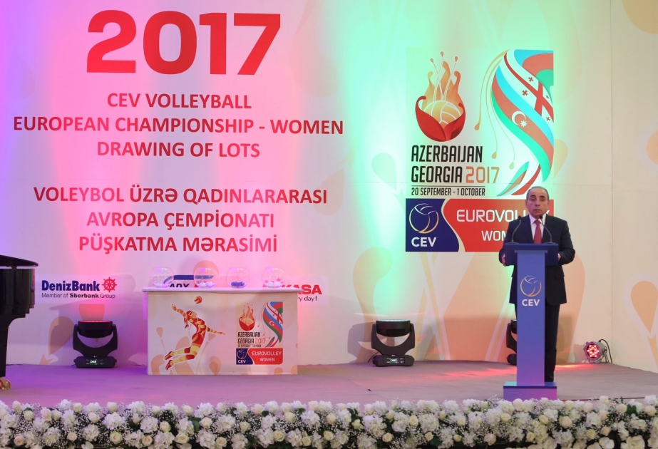 Volley-ball : tirage au sort du Championnat d’Europe à Bakou
