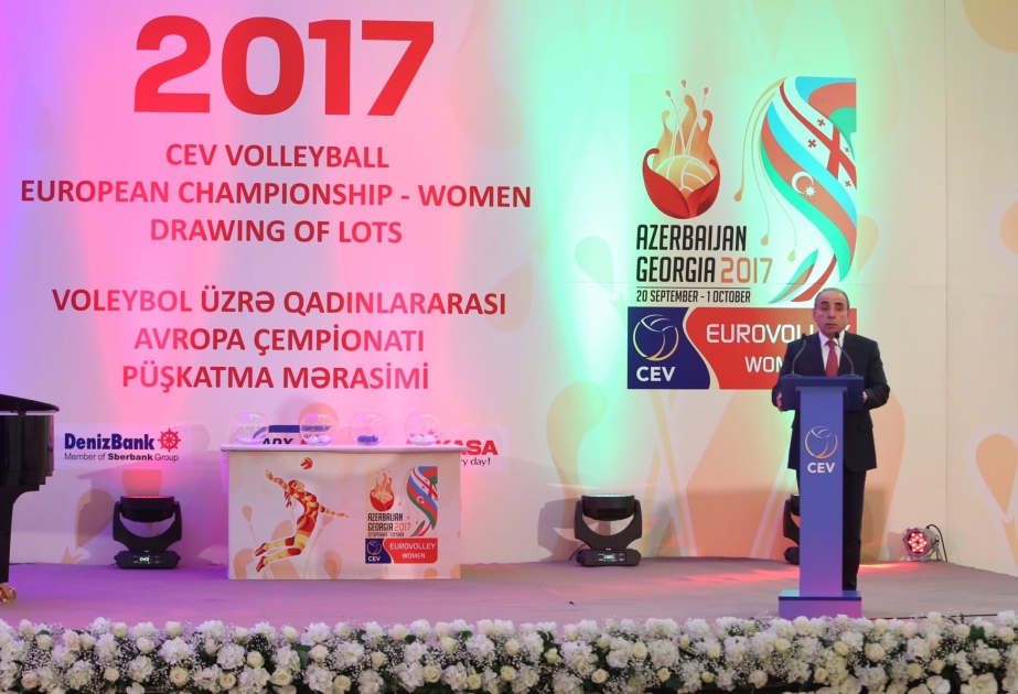 Baku hosts draw for Final Round of 2017 CEV Volleyball European Championship