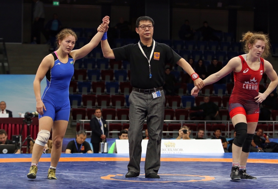 La phase finale du tournoi international de Grand Prix d’or de lutte se poursuit à Bakou