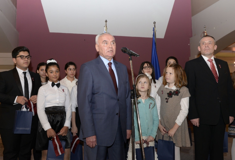 Latvian Independence Day marked in Baku