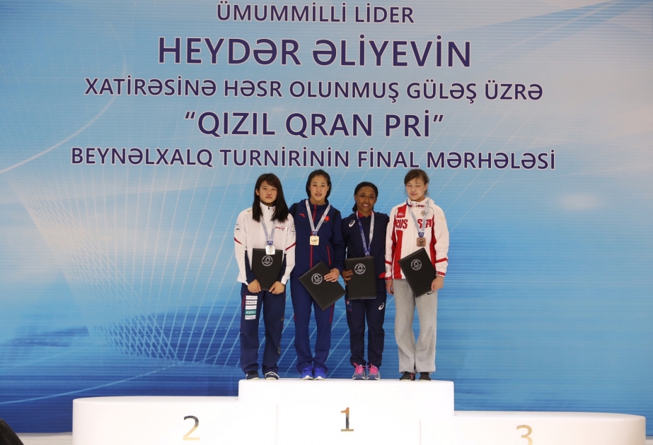 Grand Prix d’or : 3 médailles pour l’équipe d’Azerbaïdjan de lutte féminine