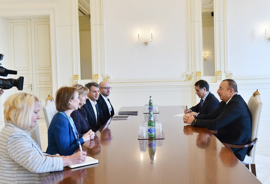 President Ilham Aliyev received delegation led by British Prime Ministerial Trade Envoy for Azerbaijan VIDEO