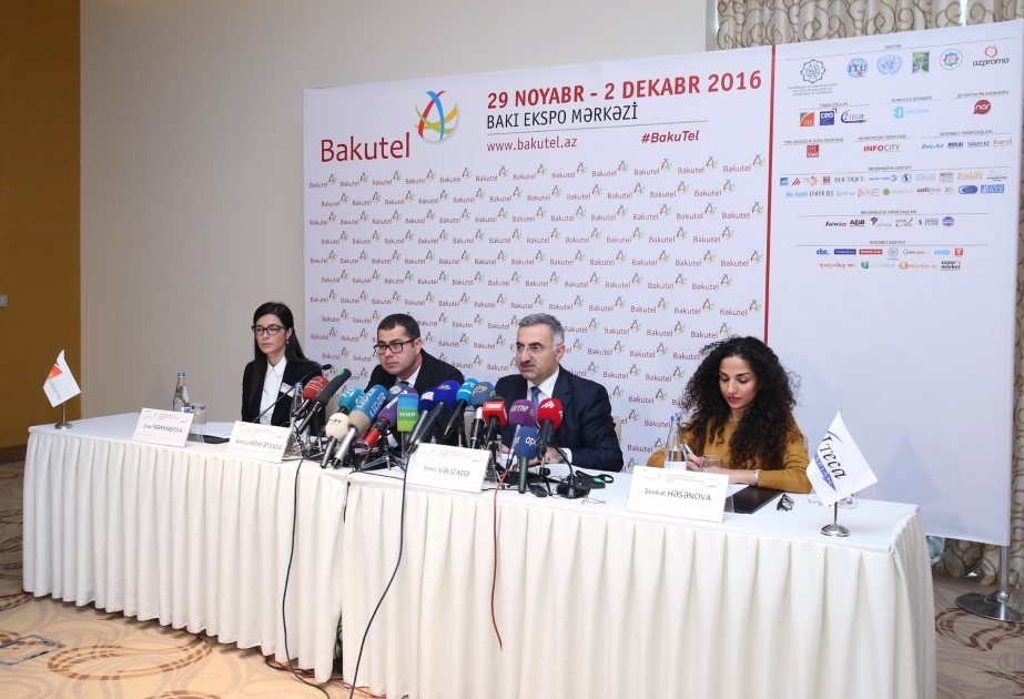 “Bakutel-2016” sərgisində dünyanın 18 ölkəsindən 200 şirkət iştirak edəcək VİDEO