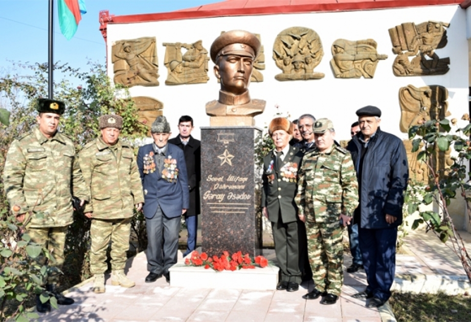 Böyük Vətən müharibəsi veteranları cəbhə bölgəsində olublar