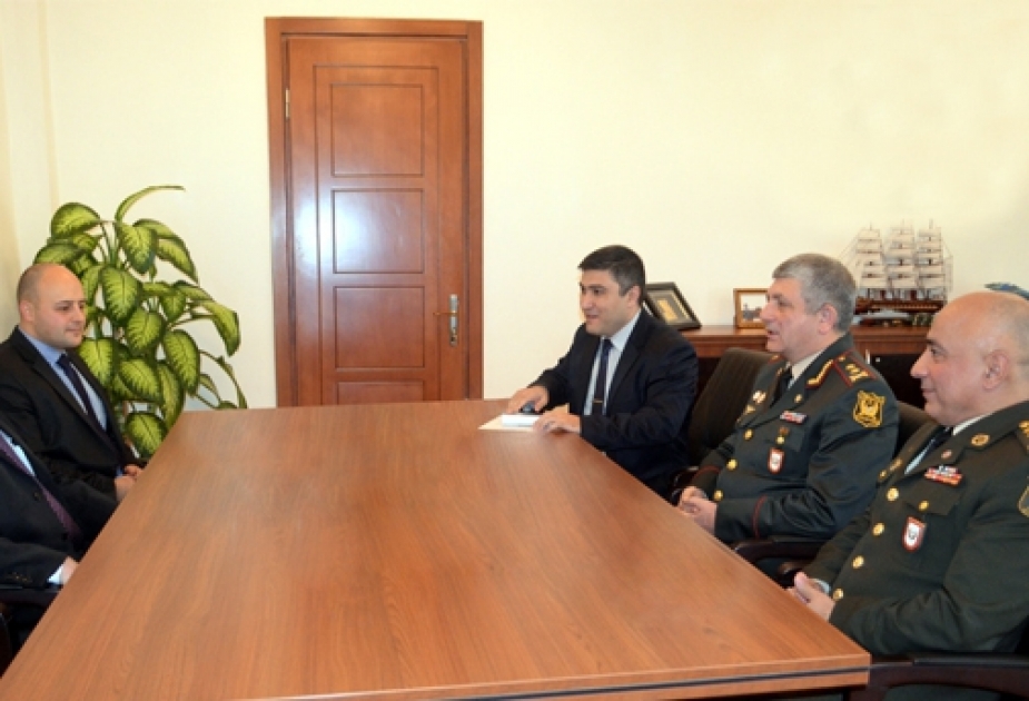 لقاء مع خبراء الناتو في الاكاديمية العسكرية الأذربيجانية