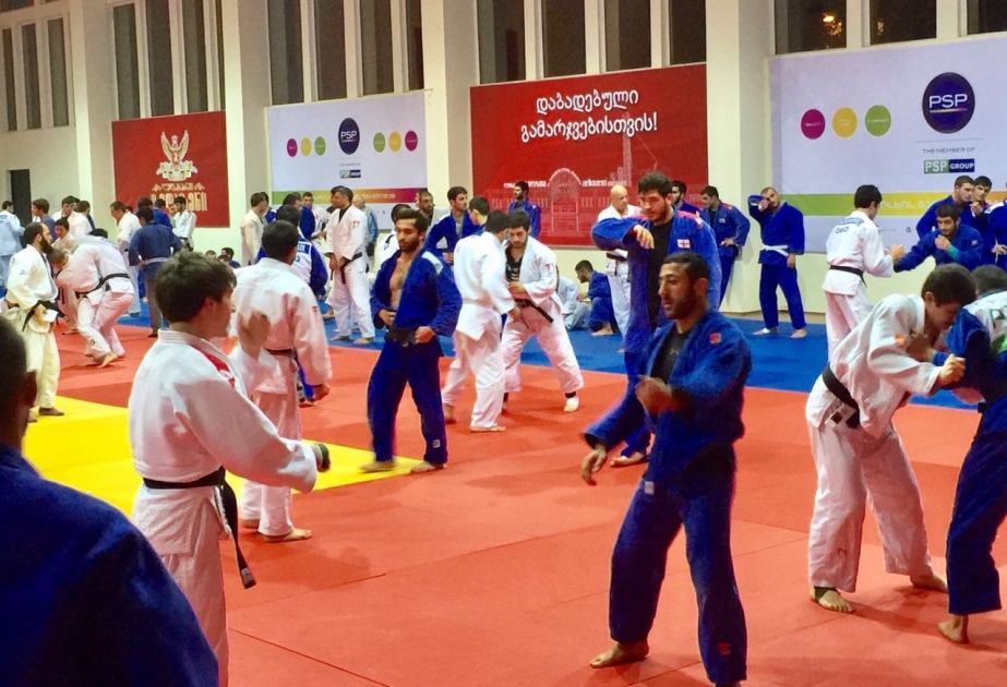 Azerbaijani judo fighters embark on training camp in Georgia