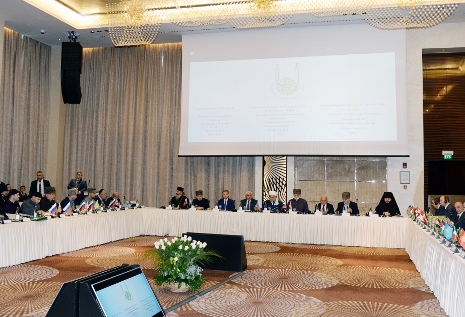 Internationalen Konferenz zum Thema „Traditionen religiöser Toleranz im Kaukasus und Modell aserbaidschanischer Multikulturalität“ VIDEO
