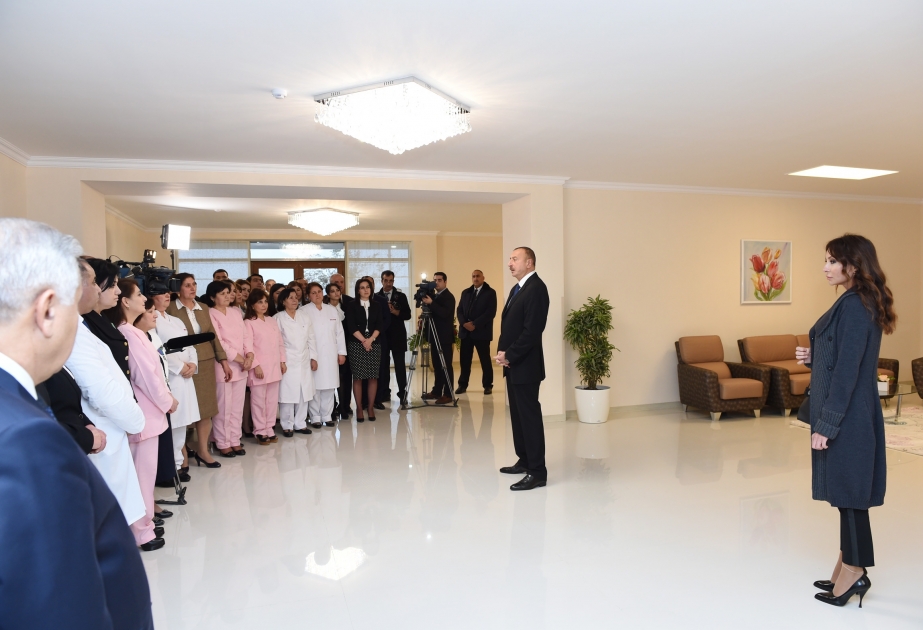 Le président azerbaïdjanais visite l’Hôpital central de la région de Zerdab VIDEO
