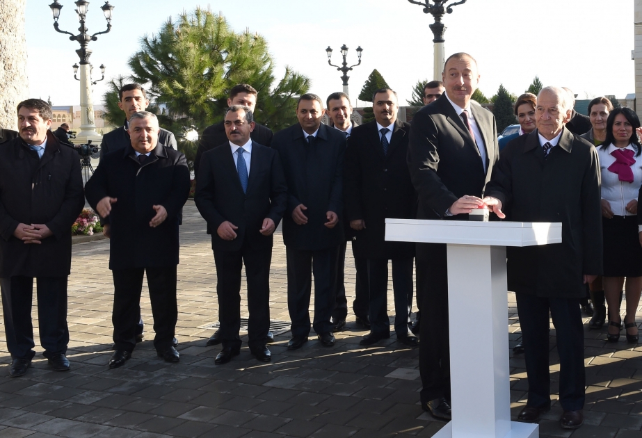 Tərtər şəhərinin içməli su təchizatı və kanalizasiya sistemlərinin yenidən qurulması başa çatıb [YENİLƏNİB] VİDEO