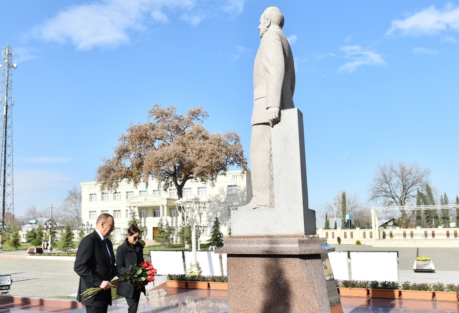 President Ilham Aliyev arrived in Aghdam district for visit VIDEO