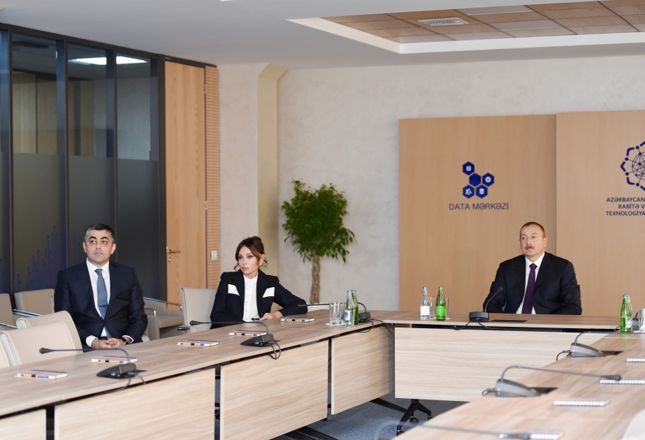 Inauguration d’un datacenter régional et d’un centre de commutation international  Le président Ilham Aliyev présent à la cérémonie inaugurale VIDEO
