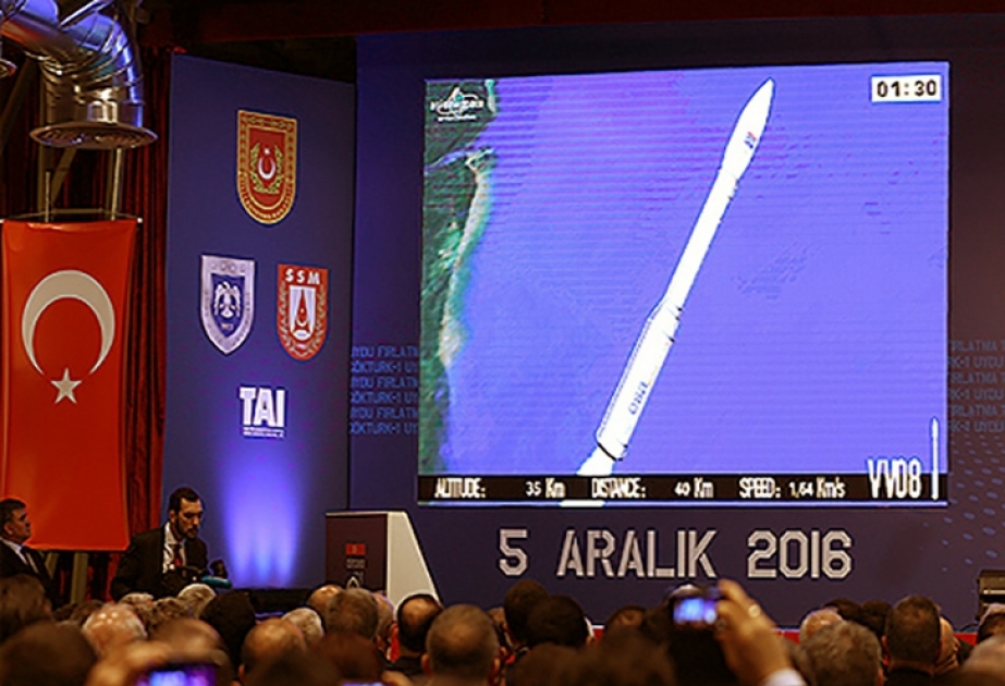 Satellit Göktürk-1 ins All geschossen