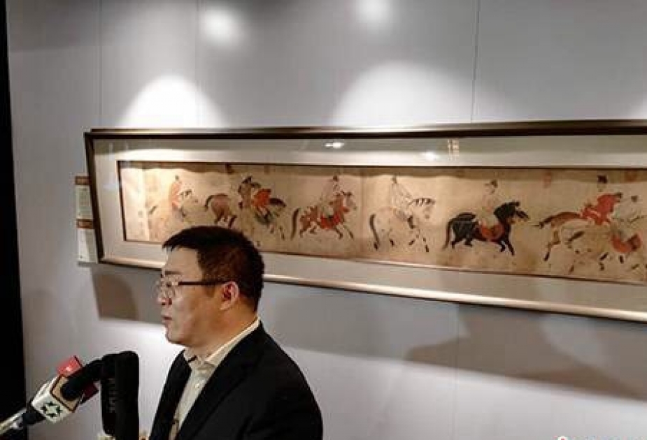 一古代名画在中国拍会上拍出4400万美元