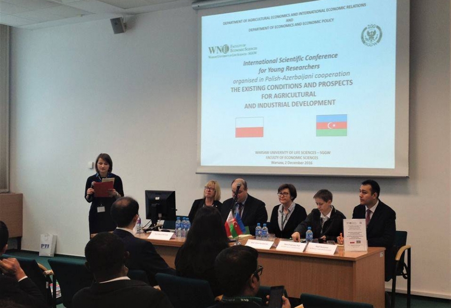 Азербайджанские молодые ученые приняли участие в международной научной конференции в Варшавском университете сельского хозяйства