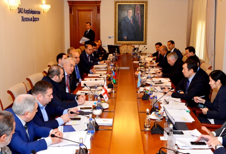 Prospects of Trans-Caspian international transport route discussed in quadrilateral meeting in Baku