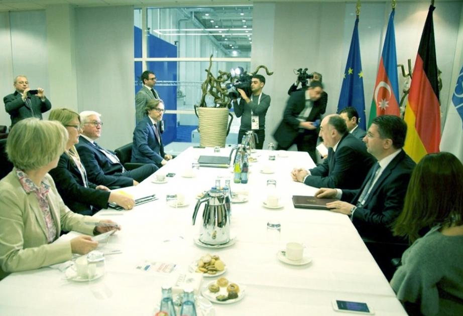 Azerbaijani, German FMs meet in Hamburg