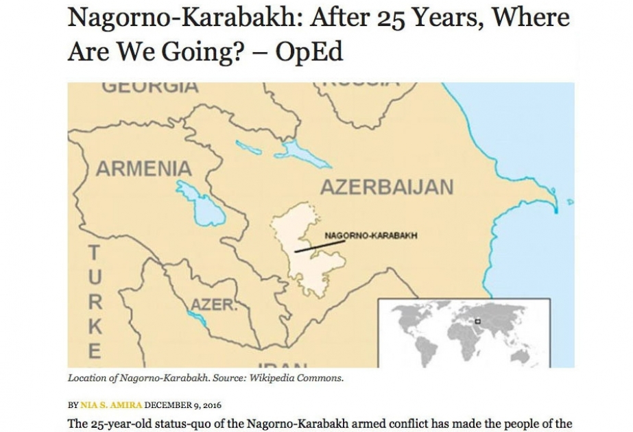 “Eurasia Review” Ermənistanın təcavüzündən və nüvə silahının yayılması problemindən yazıb