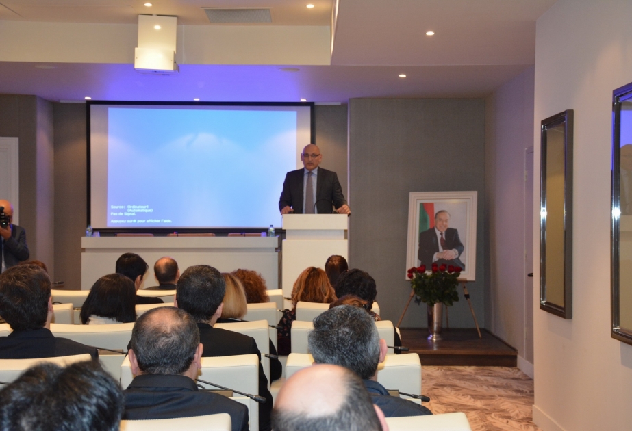 Death anniversary of National Leader Heydar Aliyev marked in Paris