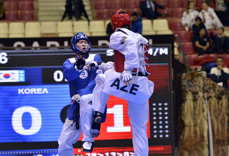 Azerbaijani taekwondo fighters defend world title
